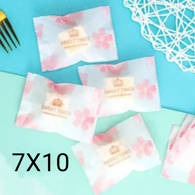 

Plastik Cookies Permen Kue Accessories Coklat 7X10 Crown Sakura