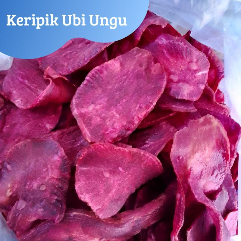 

KERIPIK UBI UNGU / KRIPIK KETELA RAMBAK UNGU RENYAH NAGIH