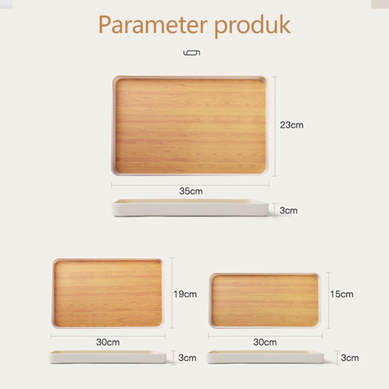 Nampan Kayu Aesthetic Rectangle Tray Tatakan Persegi Panjang Tatakan Dapur Tatakan Estetik Rectangle Tray Nampan Aesthetic Kayu Tatakan Peregi Plastik Tatakan Dapur Tatakan Gelas Estetik Nampan Estetik Kayu Nampan Kayu Besar