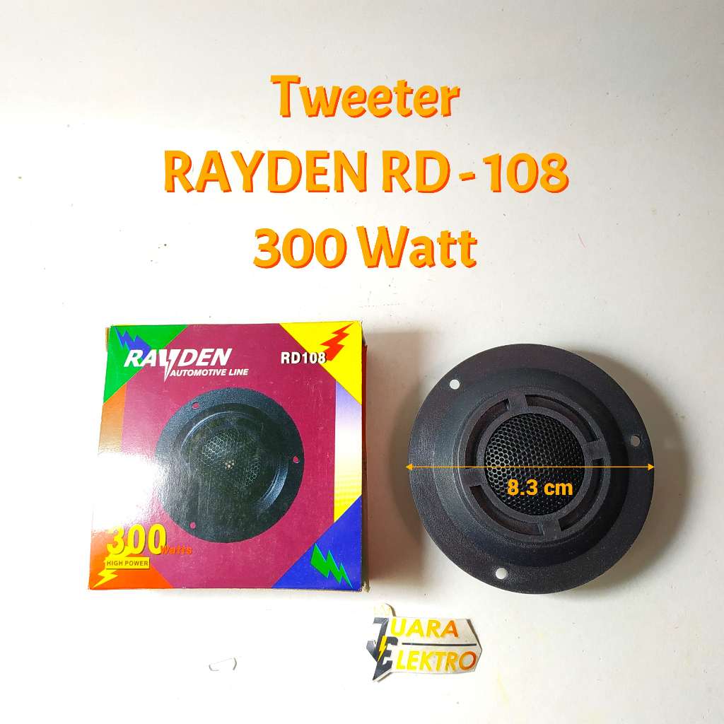 Tweeter RAYDEN RD - 108 300 Watt | Tweeter Astello 200 Watt PT 004G + Dus | Tweeter Speaker Aktif