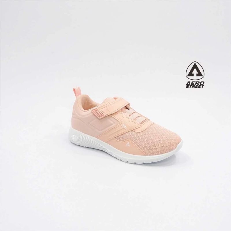 Sepatu Aerostreet Pink Size 34 Aerostreet FIT+ Peach Sepatu Sneakers Casual Sport Sekolah Pria Wanit