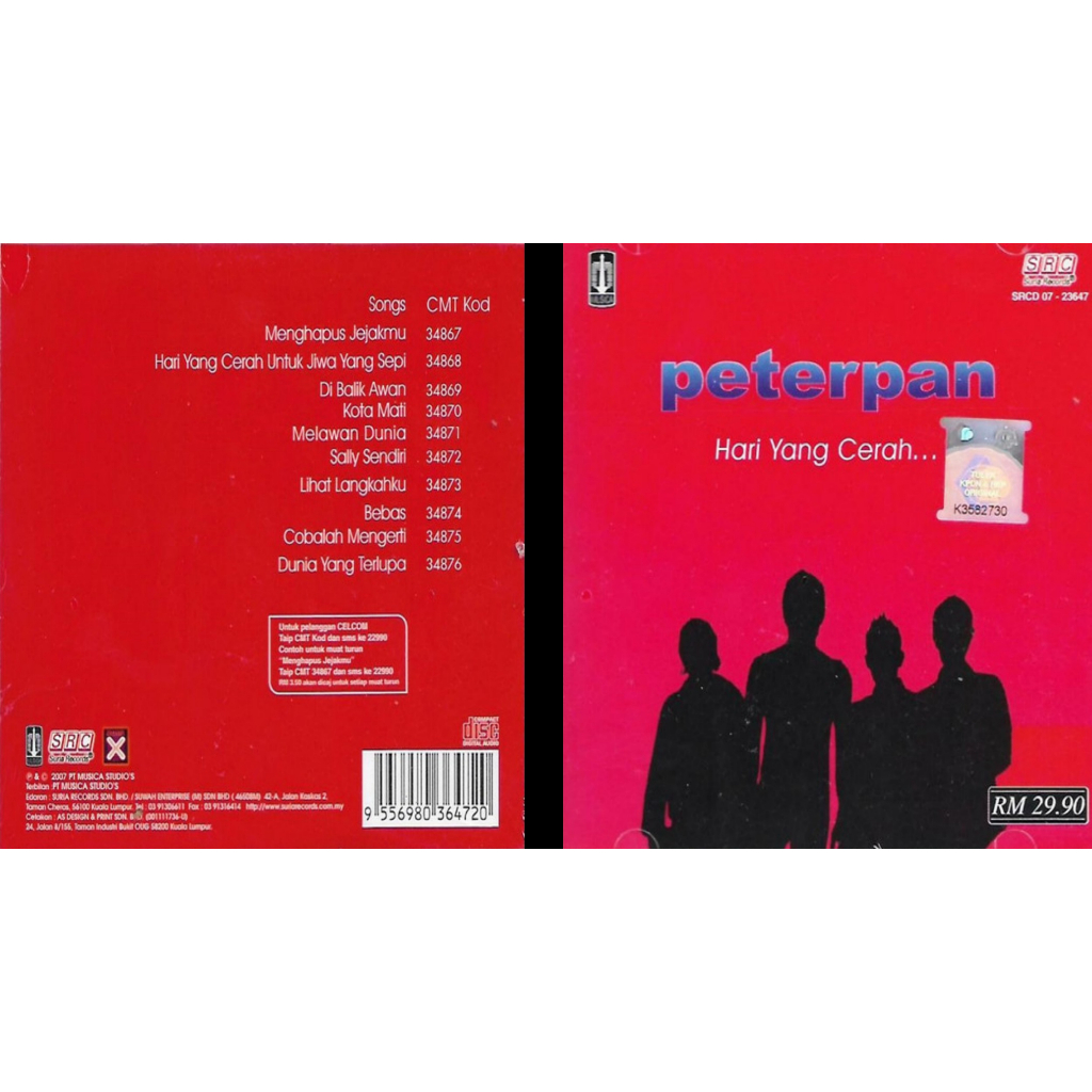 peterpan vcd album hari yang cerah