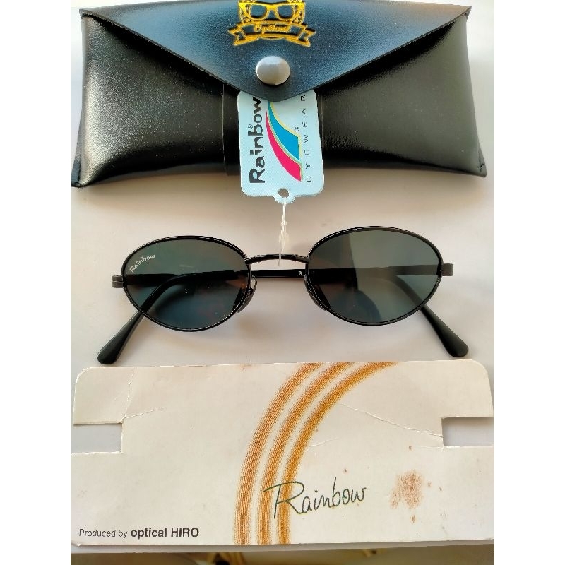 John Lennon vintage sunglasses/vintage sunglasses 70sBrand: Rainbow 1049
Full tag logo brand
Frame b