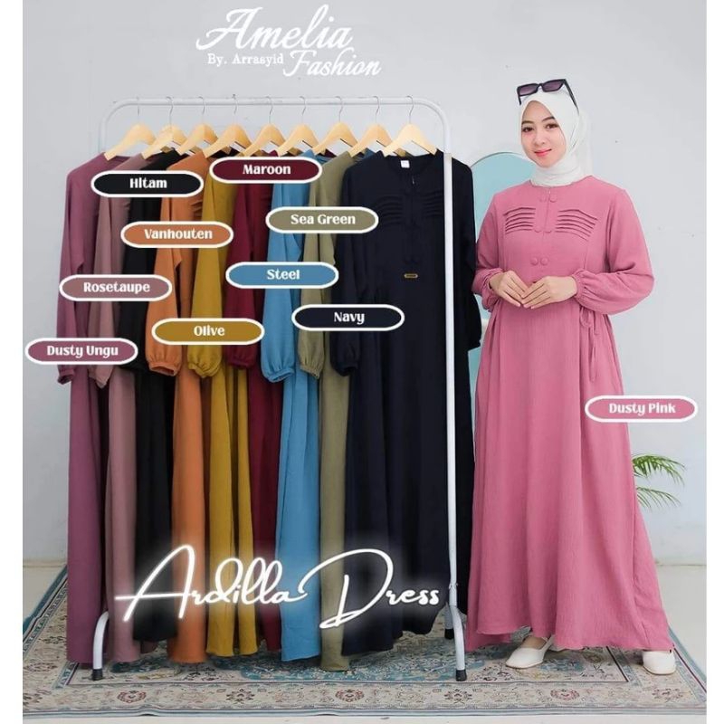 AMELIA DRESS/DRESS AMELIA/DRESS WANITA/GAMIS PREMIUM