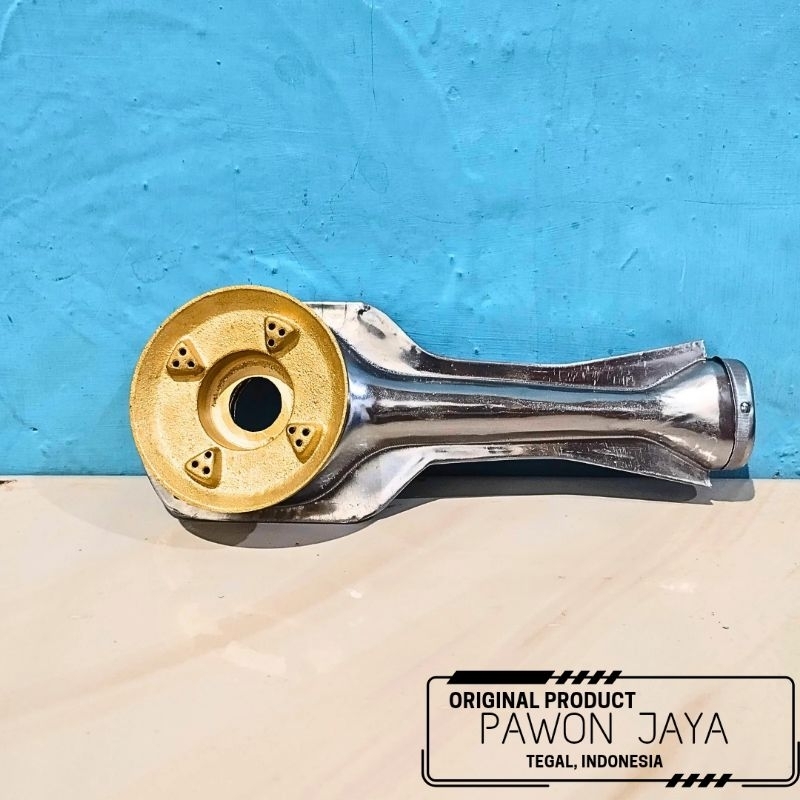 1Set Cerobong + Burner Kecil  Kompor Gas Rinnai 5112, 522 C, 522 E.