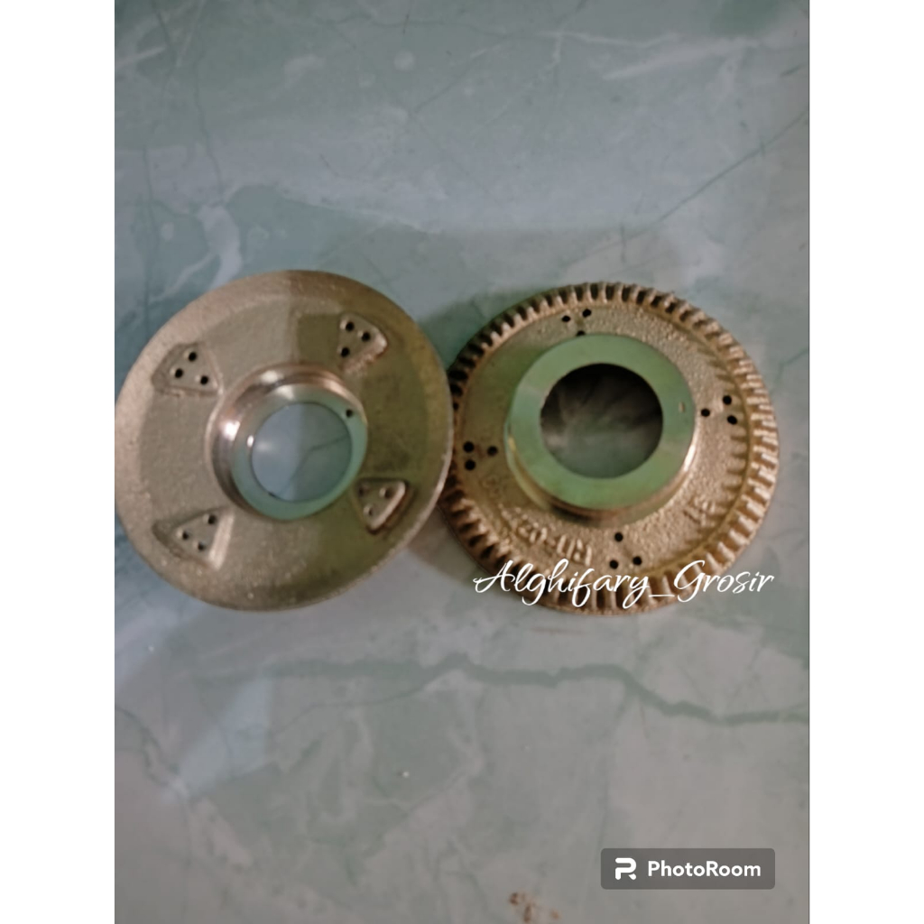 TERMURAH 2 Pcs Burner Kompor Gas Rinai Super Tebal / Kuningan Kompor / Kompor Gas Rinai / Tungku / D