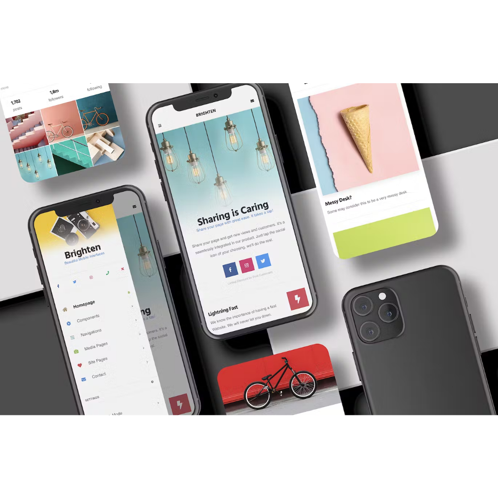 Design Kit PWA Mobile Frontend Bootstrap