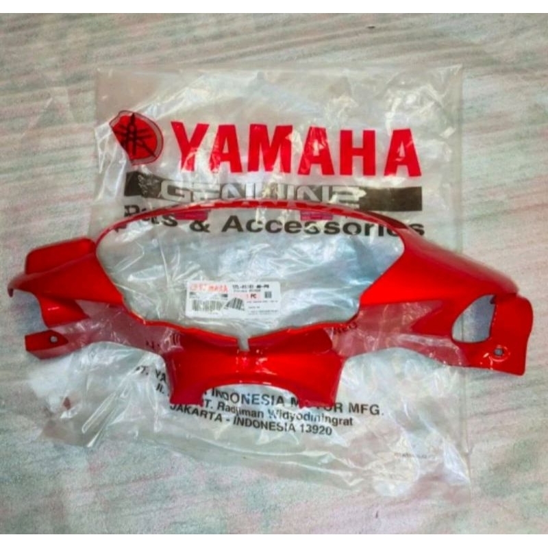 Batok depan Mio sporty merah original batok kepala depan Mio sporty merah cabe