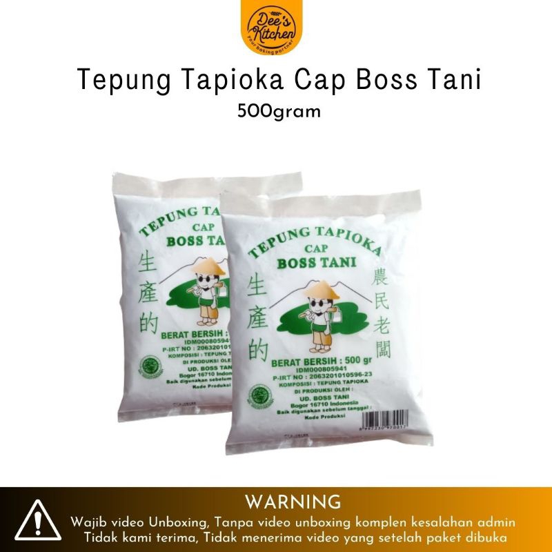 

[500gr] Tepung Tapioka Boss Tani / Tapioca Flour 500gr