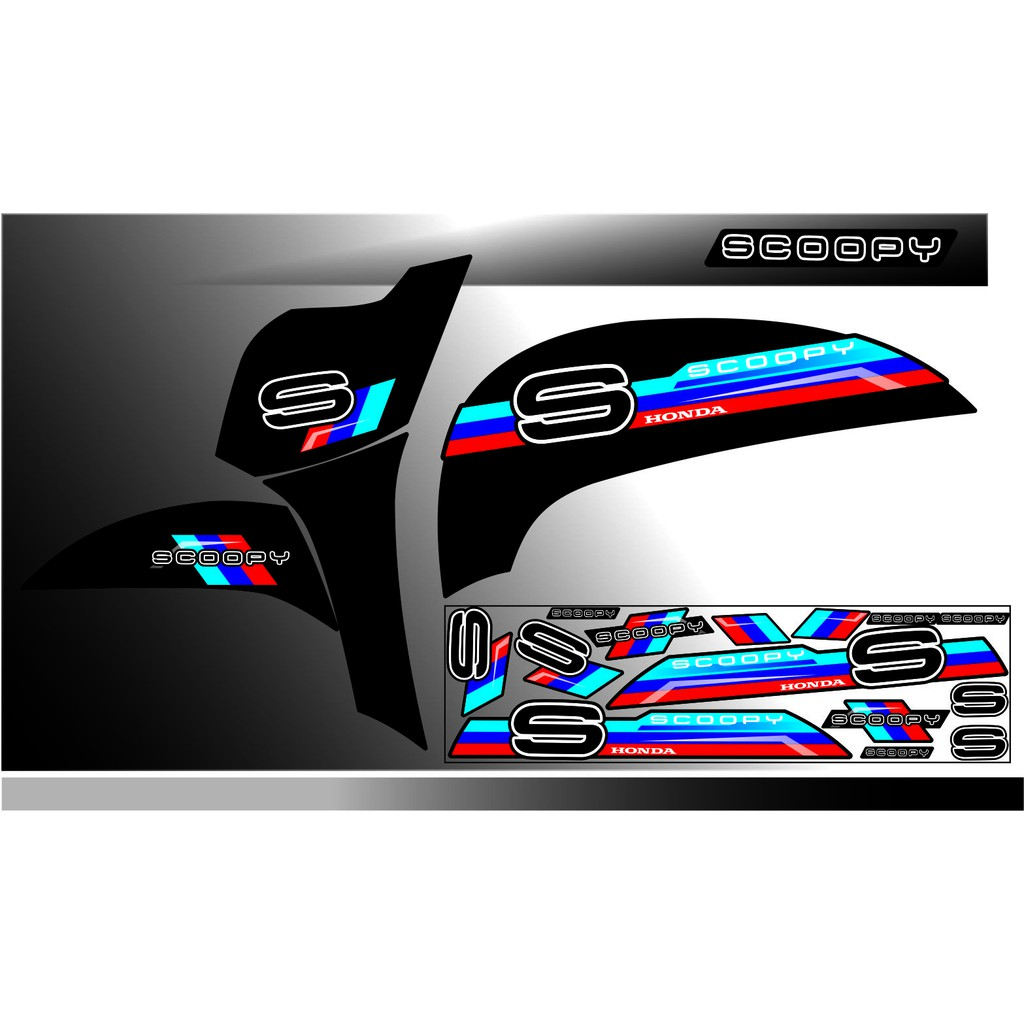 STRIPING VARIASI SCOOPY LIS FI STRIPING SCOOPY 2016-2019