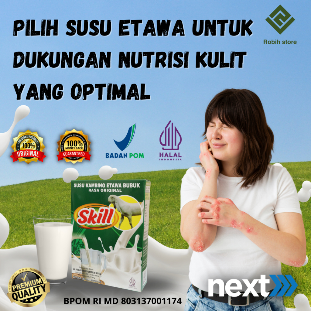 

Skill - Susu Kambing Etawa Skill Original Membantu Anda Yang Mempunyai Alergi Pada Kulit