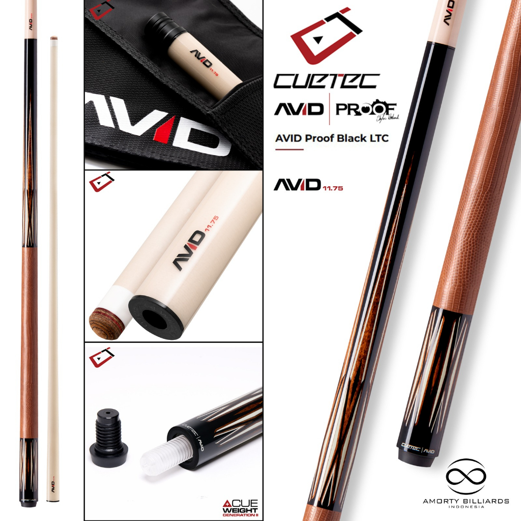 Cuetec Avid Proof Black - LTC / Stick Play