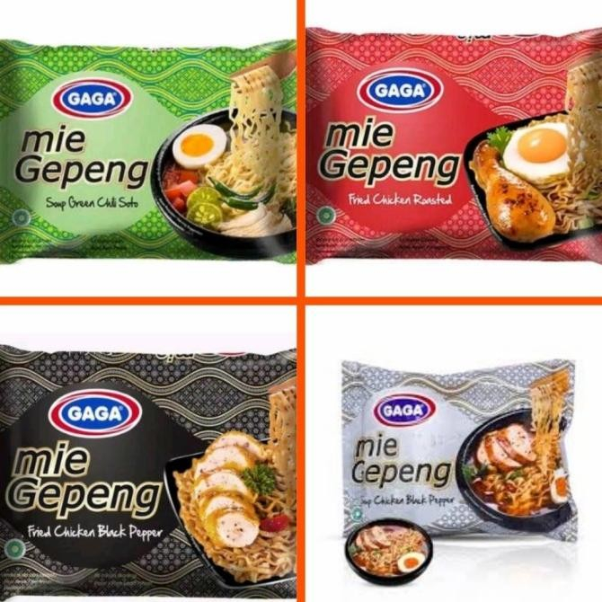 

Gaga Mie Gepeng Berbagai Varian Rasa
