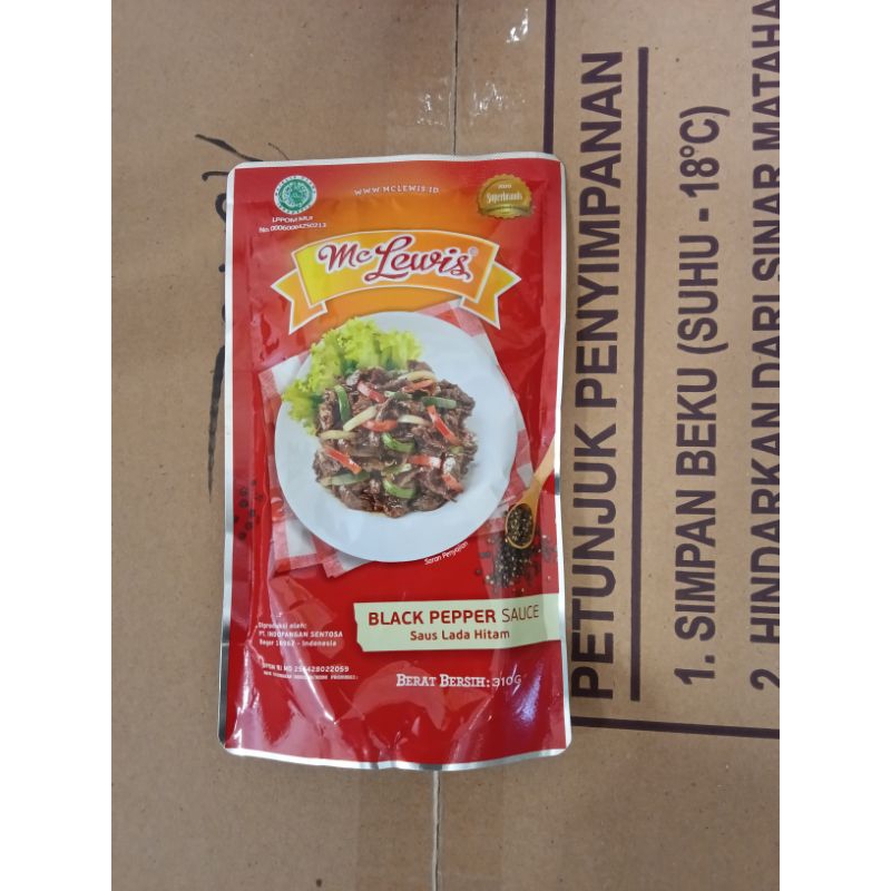 

mcl lewis blackpepper sauce 310gr
