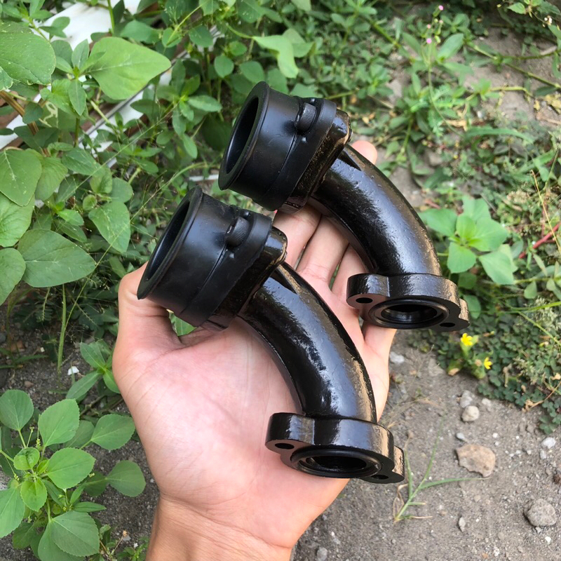INTAKE MANIPOL KARBULATOR MIRING MANIFOLD KARBU BEBEK SLEEP ENGINE MIRING PE 24 26 28 PWK 24 26 28 3