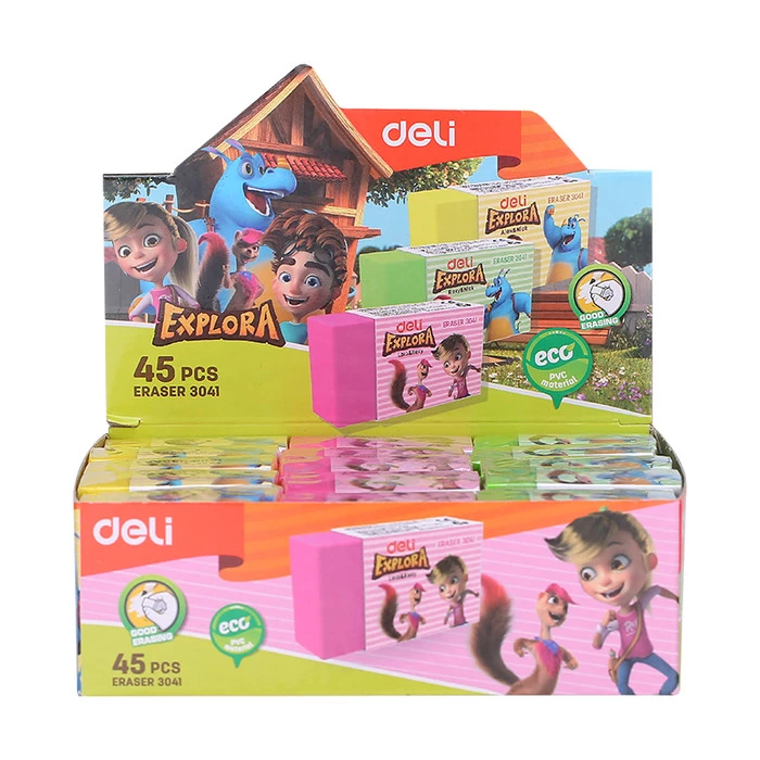 

Penghapus Deli E3041 Explora isi 45 Pcs