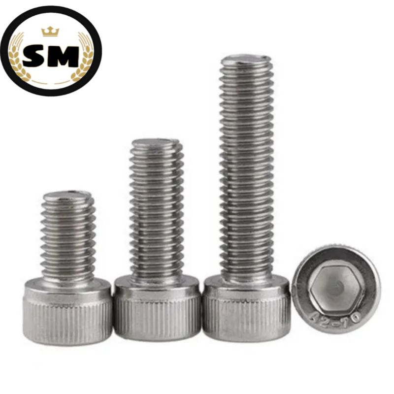 Baut L stainless M6x45 anti karat