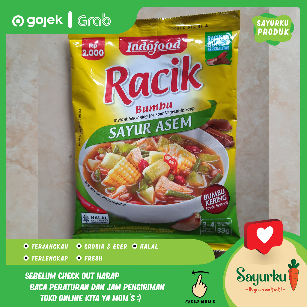 

RACIK Bumbu Sayur Asem 33g