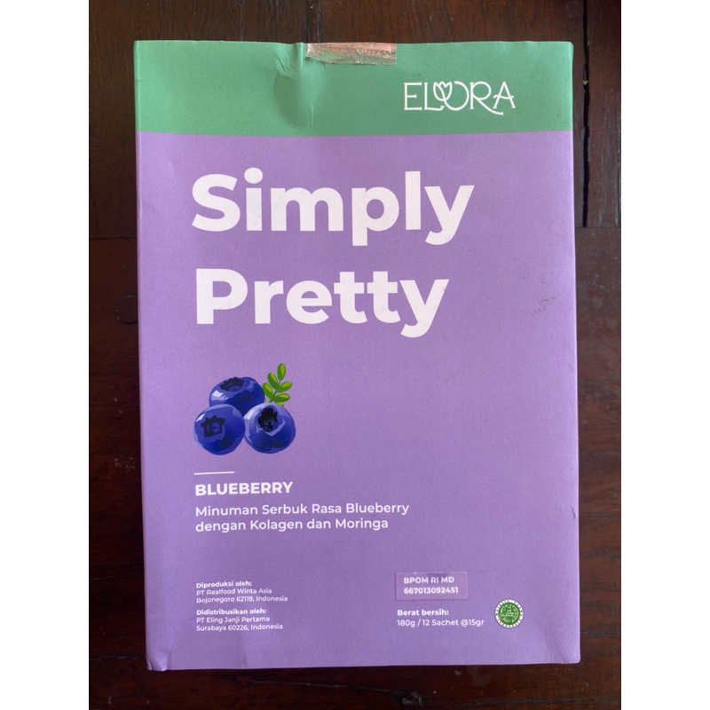 

elora simply pretty 1 box isi 12 pcs