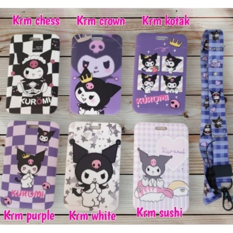 

CL Gantungan name tag Kuromi series