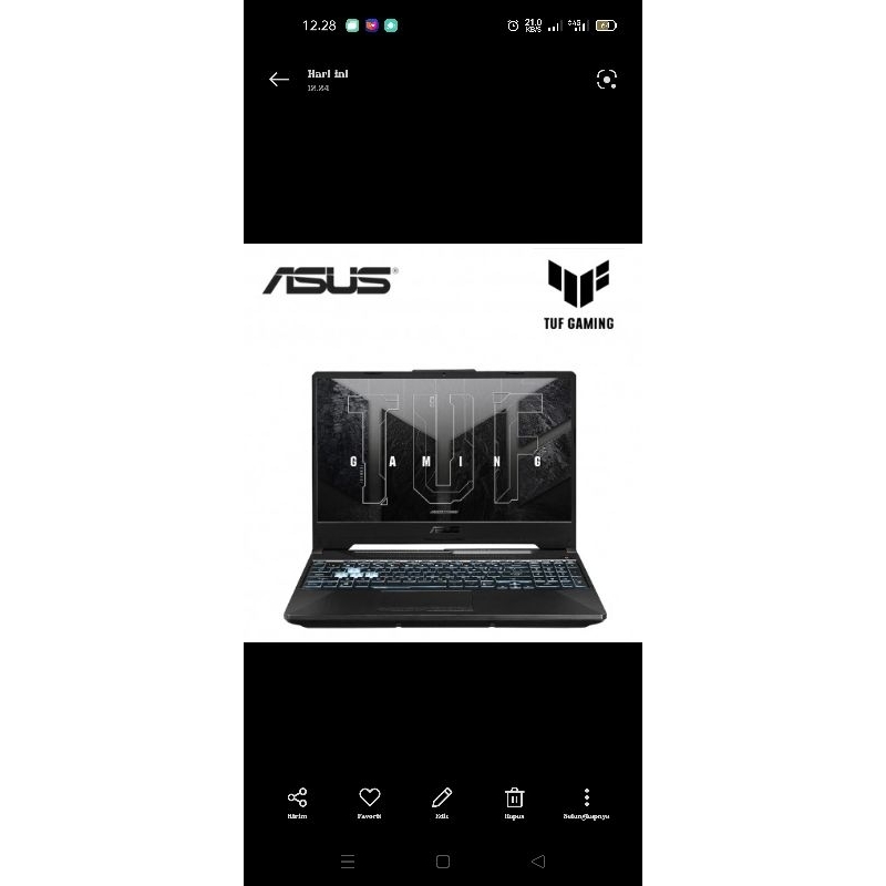 ASUS TUF F15 FX506HC