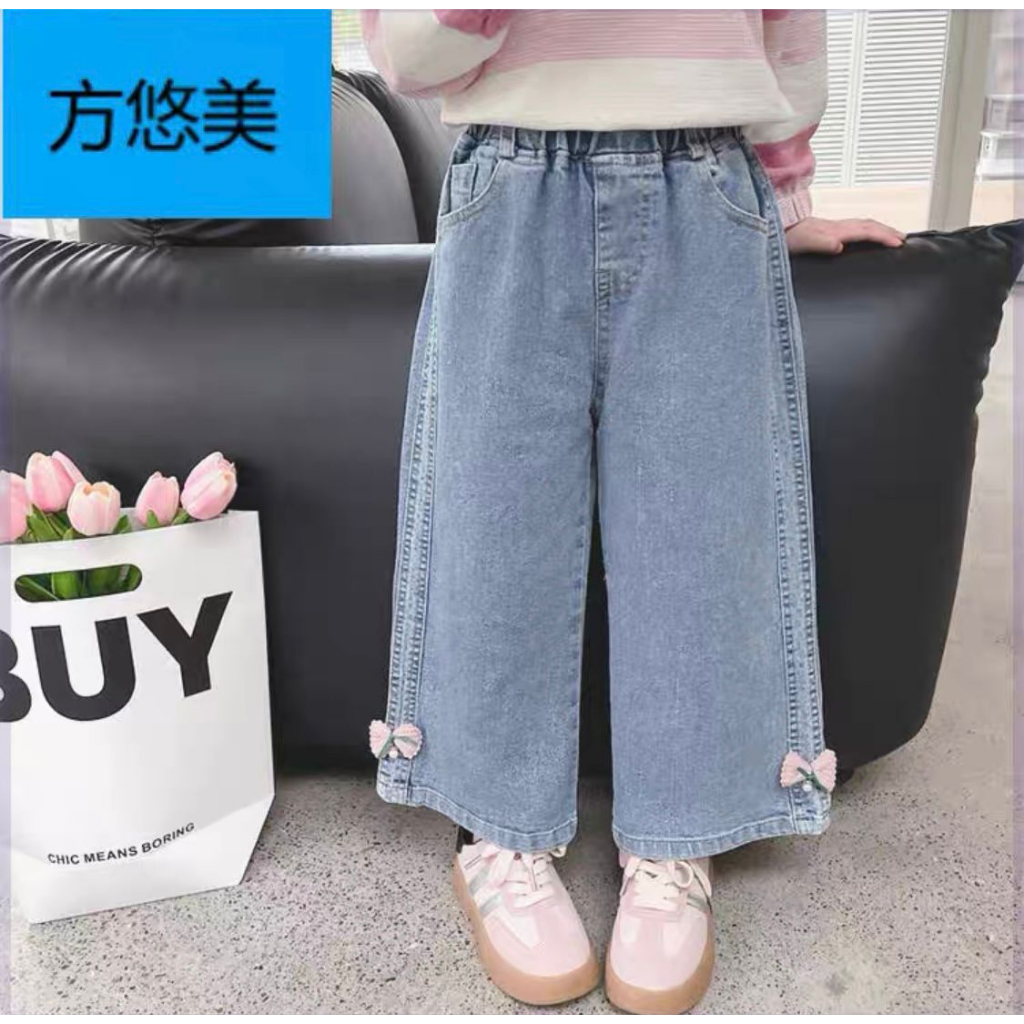 Celana Jeans Kulot Anak Perempuan Import Umur 1-10 Tahun Jeans Kulot Anak Perempuan Import