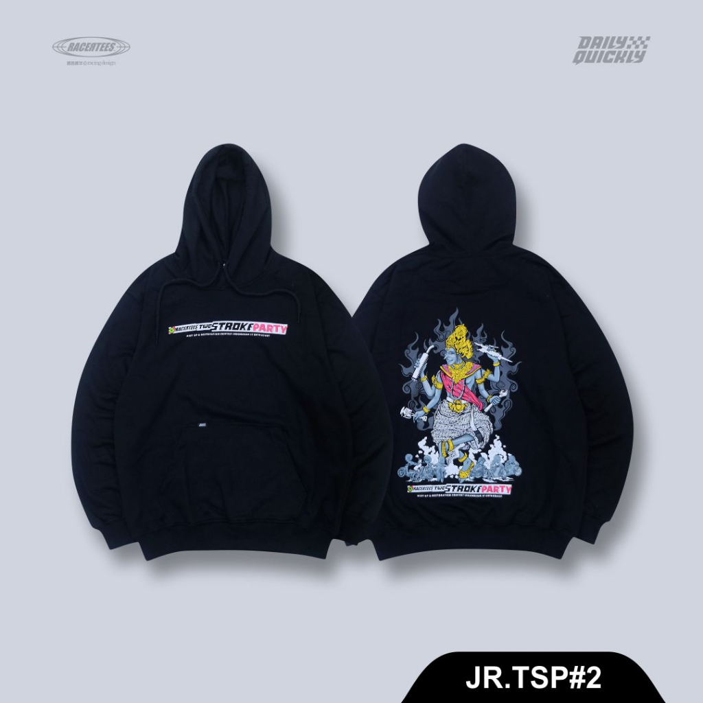 RACERTEES Jaket Hoodie Two Stroke Party 2023