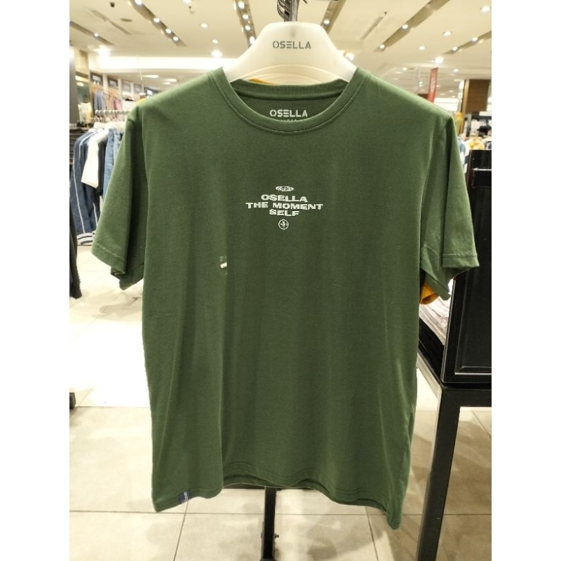 Osella Baju Kaos T-shirt Original Polos Pria Dewasa New