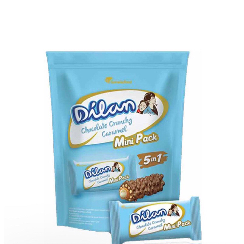 

Dilan Chocolate crunchy caramel mini pack 95g