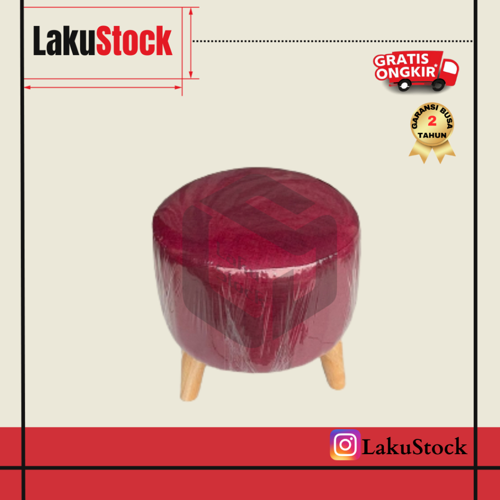 Sofa Stool Bulat Puff Bulat Sofa Bulat Minimalis