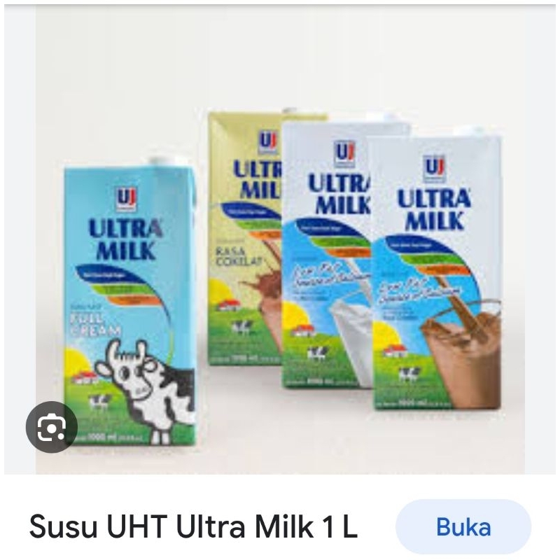 

susu cair UHT kemasan 1 liter