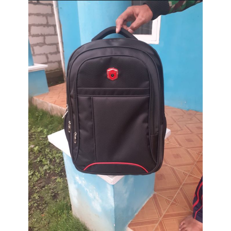 Tas Ransel Pria Polo Embos Tas Punggung