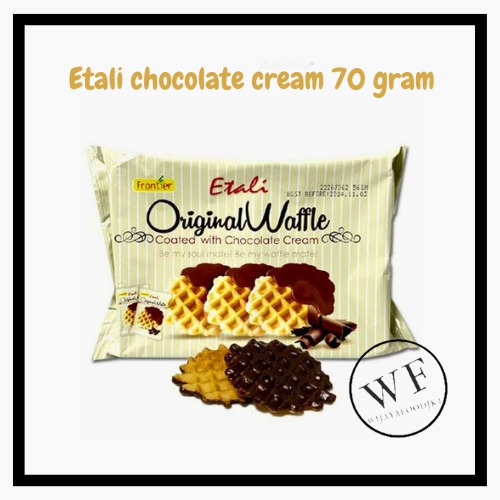 

Etali Original Waffle coated chocolate cream / Wafel krim cokelat 70g