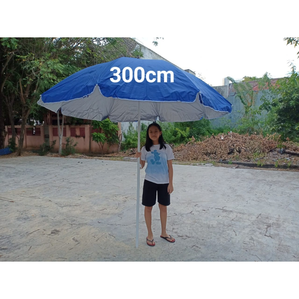 payung UV 280cm PAYUNG PANTAI POLOS anti UV 280CM/ Payung Cafe / Payung Tenda Polos anti UV 280cm Pa