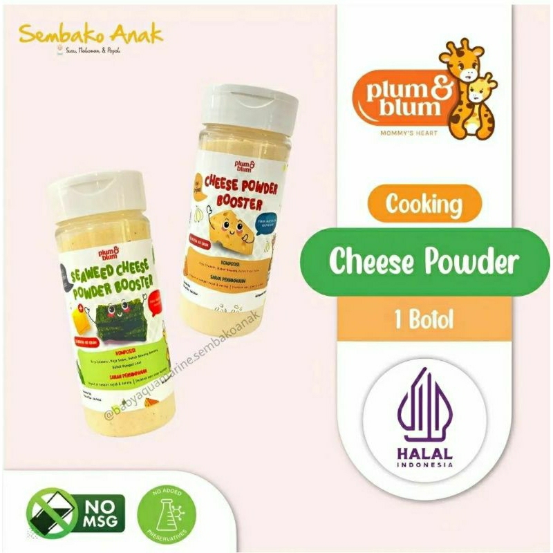 

***NEW***Plumandblum Baby Cheese Powder dan Seaweed Powder