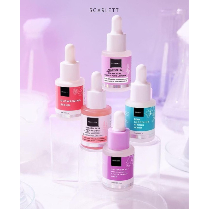 Scarlett Serum Retinol Niacinamide Retinol Brightly Glowtening