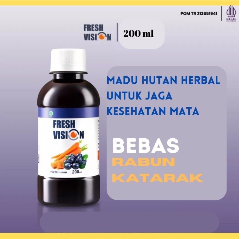 MADU FRESH VISION - Madu Herbal Atasi Mata Minus Katarak