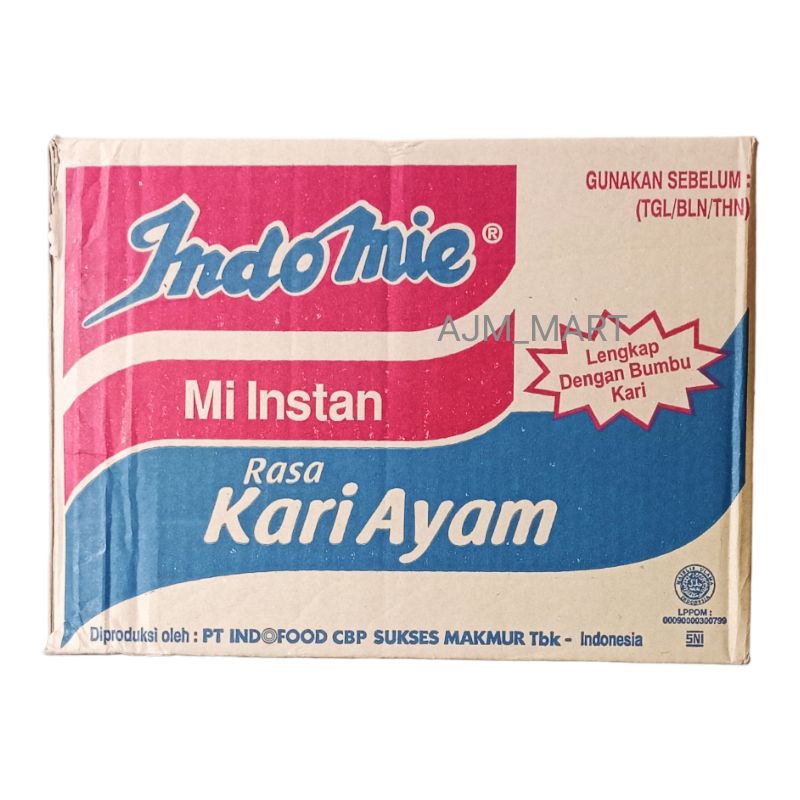 

Indomie Kari Ayam 1 Dus 40 bungkus