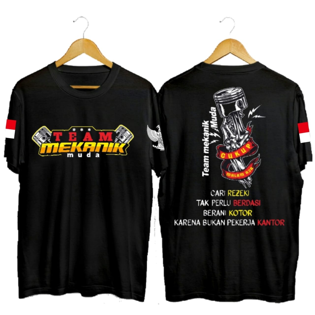 BAJU KAOS MEKANIK TEAM MALAM