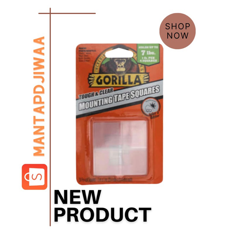 

Gorilla Set 24 Pcs Lem Permanen Square