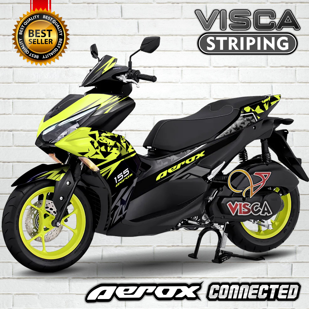 Decal Aerox 155 Connected 2021 2022 Full Body - Stiker Aerox 155 Connected 2021 2022 Keren - Decal A