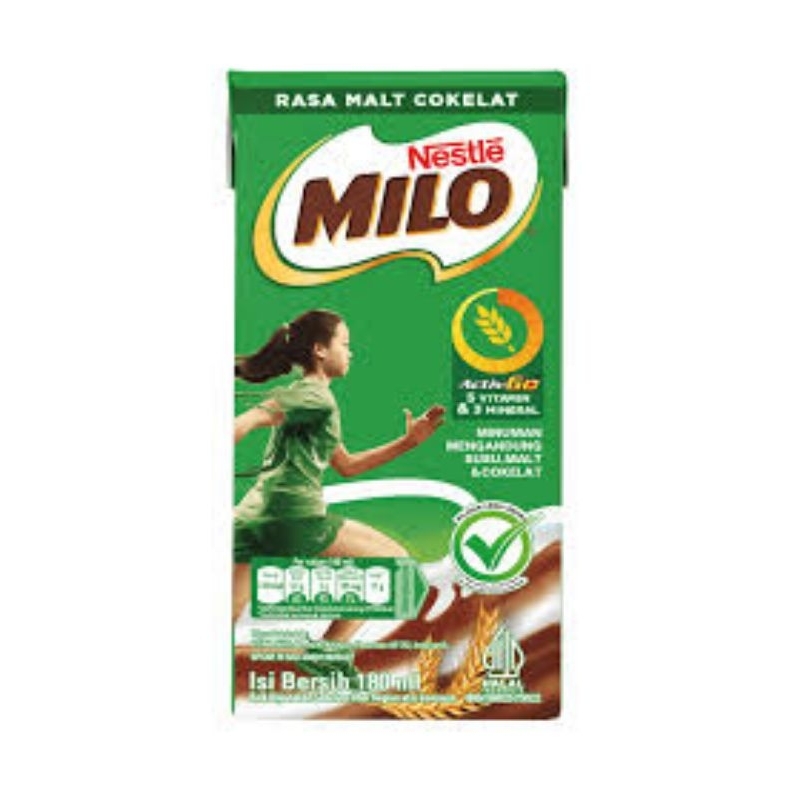 

MILO ACTIV GO UHT susu coklat 180ml set 3pcs