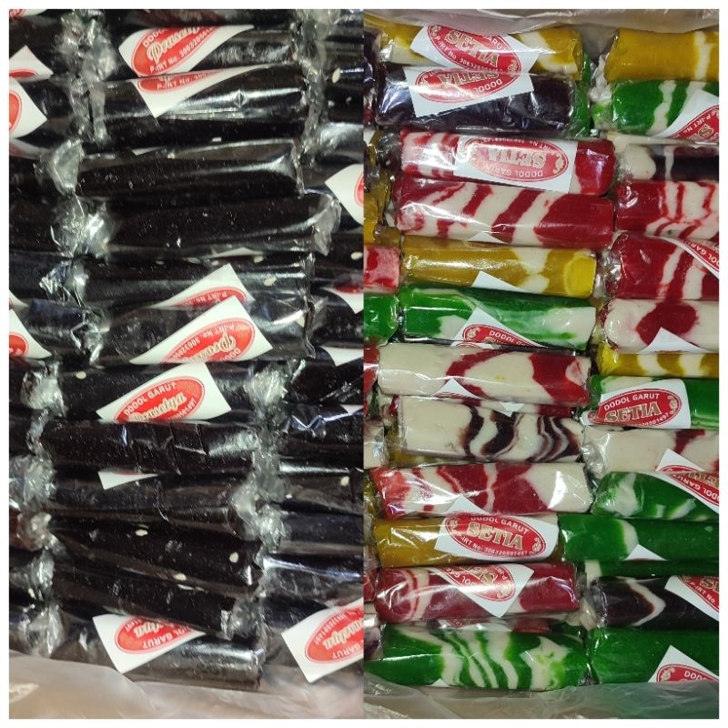 

Dodol Garut ketan hitam dan zebra mix 1kg