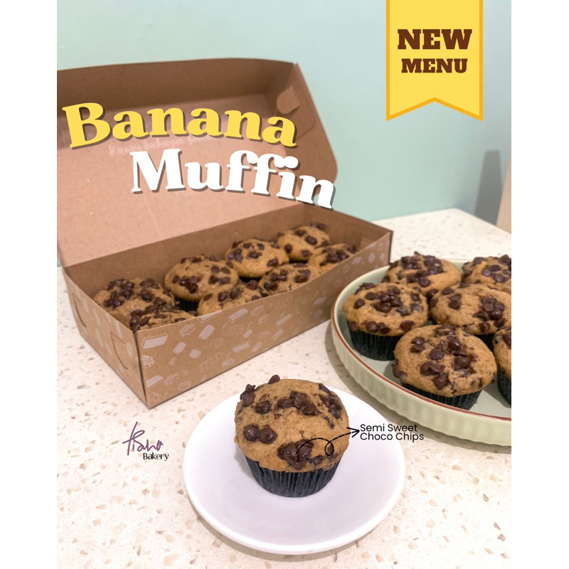 

Banana Muffin Choco Chips