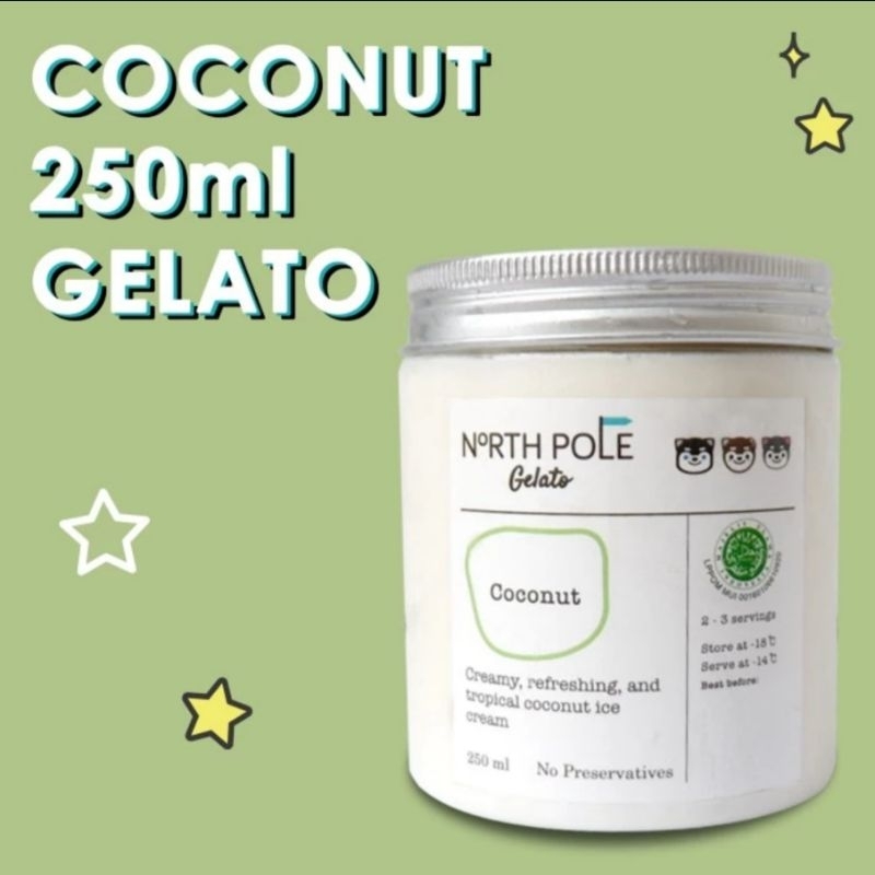 

Coconut Gelato - Northpole Gelato