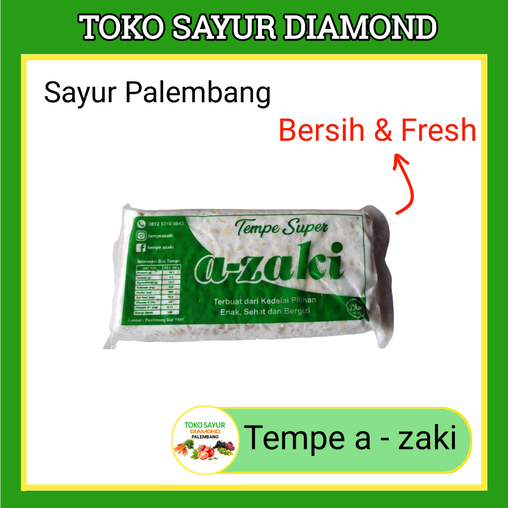 

Tempe Azaki A-zaki - Sayur Segar Online Palembang