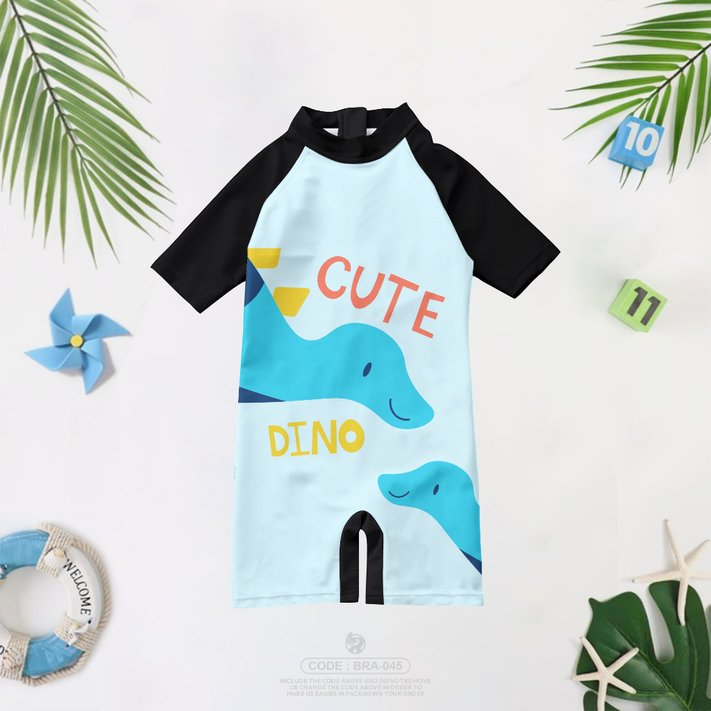BAJU RENANG ANAK MOTIF KARAKTER HEWAN LUCU
