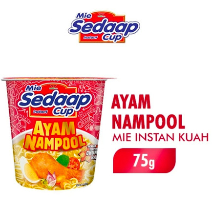 

Sedaap Ayam Nampol Cup Mi Instan