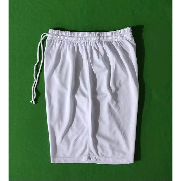 { BISA COD } Celana Pendek Pria Putih Polos / Celana putih polos futsal