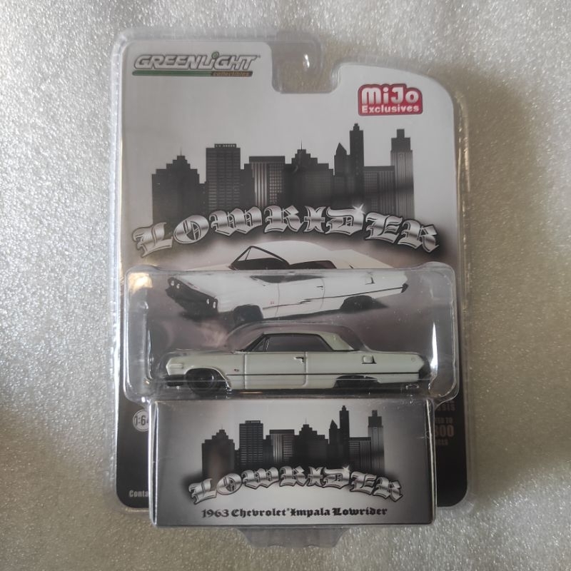 GREENLIGHT LOWRIDER - 1963 CHEVROLET IMPALA LOWRIDER GREY